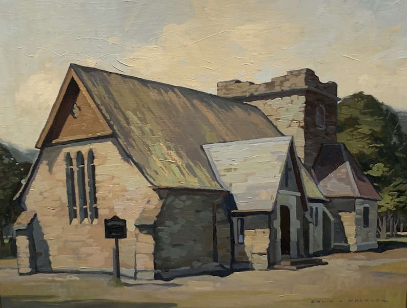 Colin Wheeler |  St Thomas | Church in Woodbury | McAtamney Gallery and Design Store | Geraldine NZ